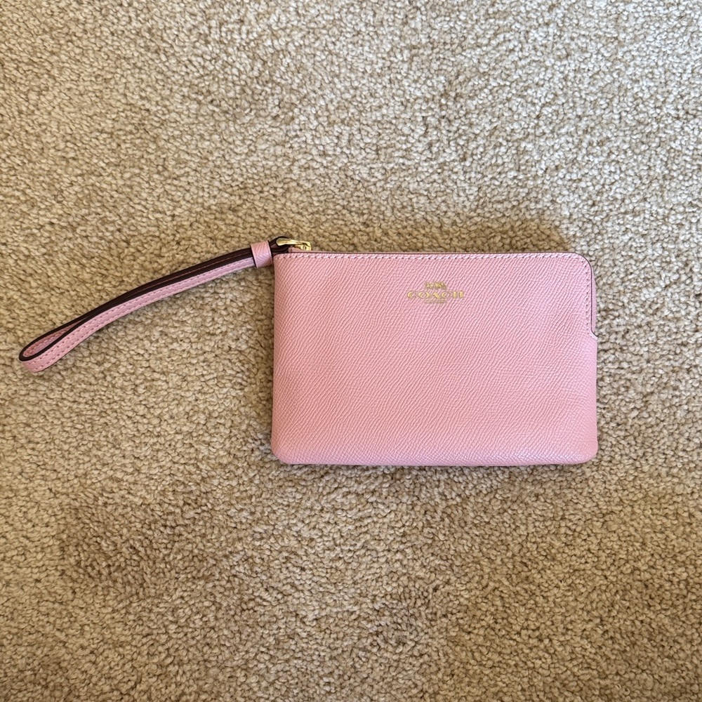 Coach Blush Pink Wristlet
